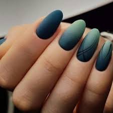 Almond Black And Grey Ombre Nails Nails Acrylic Almond Nails Acrylic In 2020 Ombre Acrylic Nails Almond Acrylic Nails Nail Designs