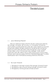 Enzim memegang peranan penting dalam kehidupan karena bisa membantu proses kimiawi di dalam tubuh manusia. Doc Sintesis Protein Ridho Am Agusming Academia Edu