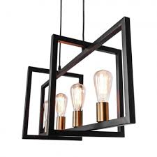rectangle kitchen light fixtures metal