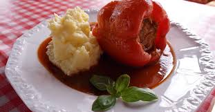 Poivrons Farcis Express A L Autocuiseur Stuffed Peppers Food Recipes