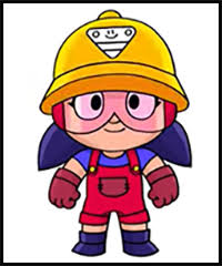 Her super pulls in nearby foes, leaving them in the dust!. How To Draw Brawl Stars Video Game Characters Drawing Tutorials Cartoons How To Draw Brawl Stars Illustrations Lessons