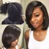 Neck Length Short Straight Hairstyles For Black Hair