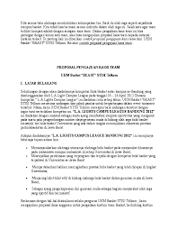 Magiak, agak, sebangki , lndak, nomor :02/ktm/2013 magiak, september 2013. Contoh Proposal Kegiatan Olahraga Sepak Bola Berbagi Contoh Proposal