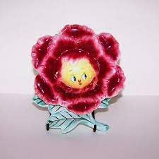 Vintage Py Anthropomorphic Carnation Wall Pocket Etsy Wall Pockets Vintage Fairies Anthropomorphic