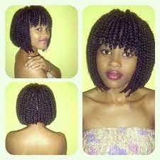 For those of you who want to try short hair, this is a great option. Bob Box Braids With Bangs Box Braids Bob Box Braids Hairstyles Braided Hairstyles