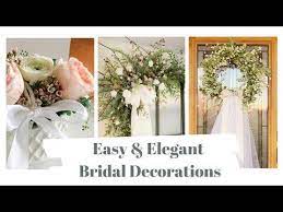 Easy And Elegant Diy Bridal Shower Decorations Youtube Bridal Shower Decorations Diy Bridal Shower Diy Bridal Shower Decorations