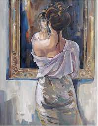 LA MUJER FRENTE AL ESPEJO — Steemit