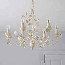 Fans ceiling lights eco lights wall lights lamps outdoor bulbs lampshades living. Eva Cream 6 Lamp Pendant Ceiling Light