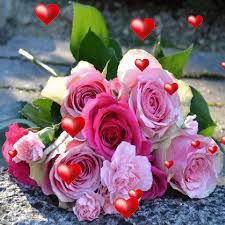 A cup of morning coffee and scrolling message: Flower Good Morning Flower Images Gif