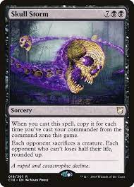 Skull Storm Commander 2018 C18 18 Scryfall Magic The Gathering Search
