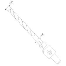 Yato Broca Avellana-dora Madera 4"