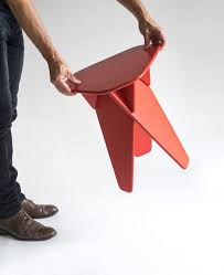 A Table Stool Made From Flat Plywood Parts Table Stool Upholstery Fabric For Chairs Plywood