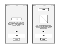 This A Nice And Simple Example Of A Smartphone Wireframe For A Website Or App Homepage In 2020 Wireframe Wireframe Design App Wireframe