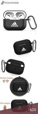 New Adidas Airpods Pro Case Cover Silicon Black Blue Adidas New Adidas Case Cover