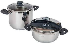 Esse Essenso Steam Cook Duduklu Tencere Seti 2 Li 3 5 7 Lt Gri Amazon Com Tr Gri Ev Icin