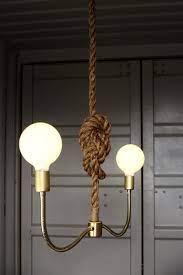 Modern Pendant Light Brass Chandelier Manila Rope Light Fixture Rustic Lightin Metal Hanging Lights Rustic Industrial Pendant Lighting Brass Ceiling Lamp