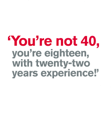 So, i was just wondering… how old should we tell everyone you are this year? Funny 40th Birthday Card Eighteen With Twenty Two Years Experience Comedy Card Company