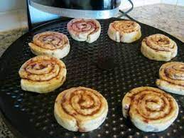 Presto Pizzazz Plus Cinnamon Rolls Before Cooking Cinnamon Pizzazz Pizza Oven Pizza Oven Recipes