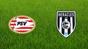 Looking at this match, the best odds in the 90 minutes for the winner market are, putting your money on heracles is priced at 5.50, a bet on a draw result is 4.75 and betting on the winner to be psv is 1.45. Psv Eindhoven Vs Heracles Almelo 2018 2019 Footballia