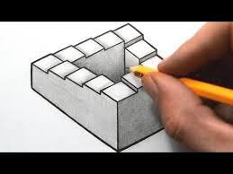 Drawing Impossible Shapes Optical Illusions Playlist 3d Tekeningen Optische Illusie Tekening Optische Illusies