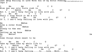 C em am f c g wise men say only fools rush in f g am f c g c c but i can't help falling in love with you. Cant Help Falling In Love Chords Ukulele