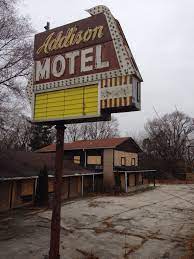 Addison Motel Addison Illinois Abandoned Hotels Vintage Hotels Old Neon Signs