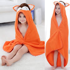 Baby bath towels make the perfect baby shower presents and newborn baby gifts for christenings, birthdays and christmas. Hooded Toddler Bath Towels Baby Beach Hooded Towel Orange Fox Luckyonesie Com