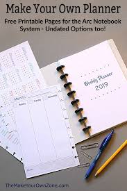 If you have other file requirements or need edison press to set up a custom template, please contact us. 2019 Free Printable Planner Pages The Make Your Own Zone