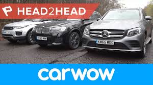 Sie können sich die alternativen ansehen oder einfach ihr auto konfigurieren und stressfrei angebote mit carwow vergleichen. Mercedes Glc Vs Range Rover Evoque Vs Bmw X3 Suv 2017 Review Head2head Youtube