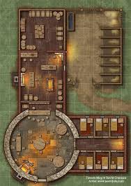 Tavern Map By Jasonjuta Tabletop Rpg Maps Dungeon Maps Building Map