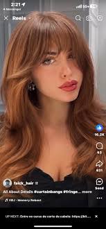 Expert in cutting curtain bangs and butterfly layers