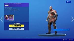 Here's a full list of all fortnite skins and other cosmetics including dances/emotes, pickaxes, gliders, wraps and more. Fortnite How To Get Kratos Skin