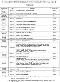However, both the boards are recognized by most of the colleges and universities. Icse Time Table 2020 Icse Class 10th Cisce Datesheet For Board Exams 2020 Ncert Books Solutions Cbse Online Guide Syllabus Sample Paper