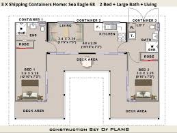 3 X Shipping Containers 2 Bedroom Home Full Construction Etsy In 2020 Shipping Container Home Designs Container House Building A Container Home
