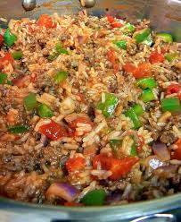 Hamburger Rice Skillet Beef Dinner Hamburger Rice Ground Beef Recipes