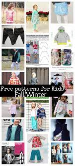 20 Free Sewing Patterns For Kids Fallwinter Sewing Patterns Free Sewing Patterns For Kids Free Sewing