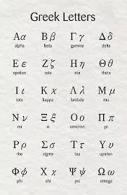 Greek Letters Poster By Coolmathposters Alphabet Code Sign Language Alphabet Greek Alphabet