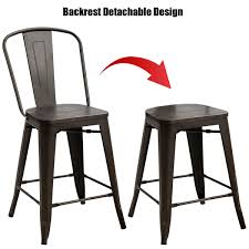 We did not find results for: Costway Set Of 4 Tolix Style Metal Dining Chairs Counter Stools W Wood Seat Kitchen Gun