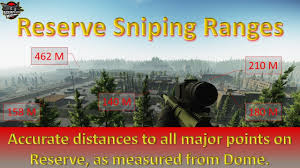 In most exfils you have to either drop something (e.g bag or armor) or you have to wait until map decides to open exfil (e.g armored train). Escape Form Tarkov Reserve Sniping Guide Distances From Dome Youtube