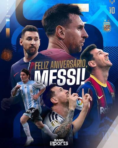 DIA DO MAIOR ARTILHEIRO DA HIST&Oacute;RIA DAS COPAS! 🐐🇦🇷 Nesta quarta-feira  (24), Lionel Messi completa 39 anos. Qual ser&aacute; o pedido de anivers&aacute;rio do  ET? 👀 #CopaNoBandSports #LionelMessi #Argentina