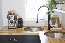 You may want to avoid leaving heavy dishes or other items in the sink for long periods, which could affect the structure over time. Installing Butcher Block Counters With An Undermount Sink A Beautiful Mess