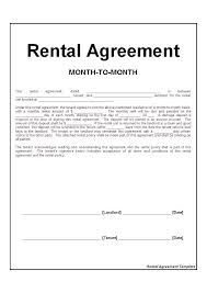 Before you jump in to the real estate market, it helps to understand how t. Month To Month Rental Agreement Form Free Download