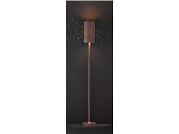Design Stehleuchte Mit Led Metall Schirm Antik Braun H 150cm