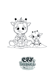 Colorions Cry Babies Magic Tears En 2020 Pleurnichard Coloriage Dessin Bebe