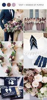 Navy Blue And Shades Of Purple Wedding Color Ideas For Fall 2017 Weddingideas2018 Wedding Colors Purple Wedding Color Schemes Spring Wedding Theme Colors