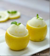 Lemon Sorbet Recipe Lemon Sorbet Recipe Sorbet Recipes Lemon Recipes