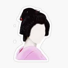 Anime girls comparison parodies know your meme. No Face Style Stickers Redbubble
