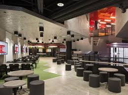 Great Stools University Building In Melbourne By Australian Architects Lyons Is Covered University Architecture Corporate Interiors Learning Spaces
