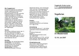 Für die richtigkeit der daten wird keine gewähr übernommen. Yogaferien Im Westerwald Yogastudio Grubelouise De