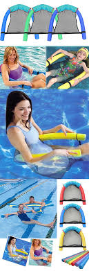 Dual Swimming Noodle Pool Floating Chair Detachable Bed Buoyant Foam Stick Beach Swim Helper Tool Swimming Pool Floats Pool